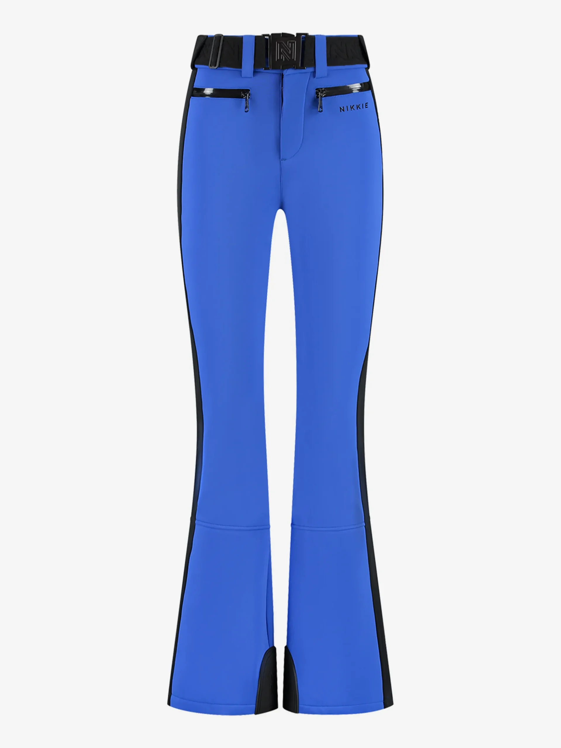 Flared ski broek met elastische riem