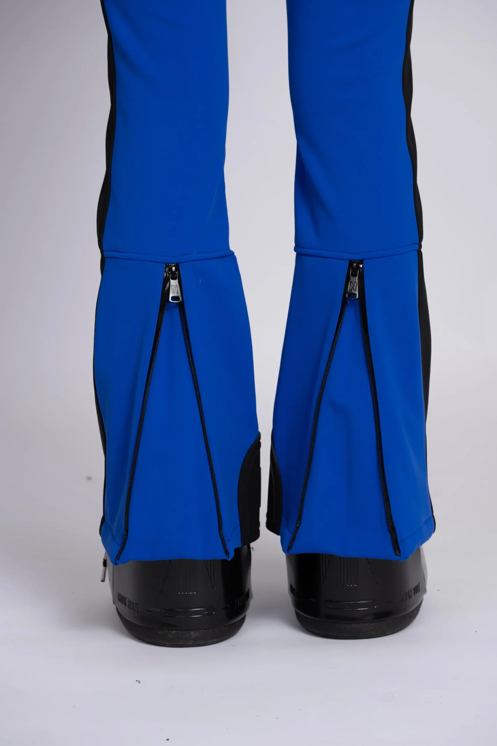 Flared ski broek met elastische riem