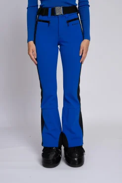 Flared ski broek met elastische riem