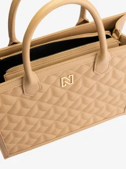 Gewatteerde shopper met N-logo