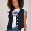 Gilet met knopen