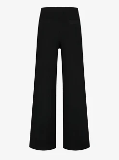 High waist pantalon met elastische tailleband