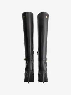 Hoge laarzen met hoge hak