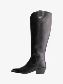 Hoge laarzen met puntneus