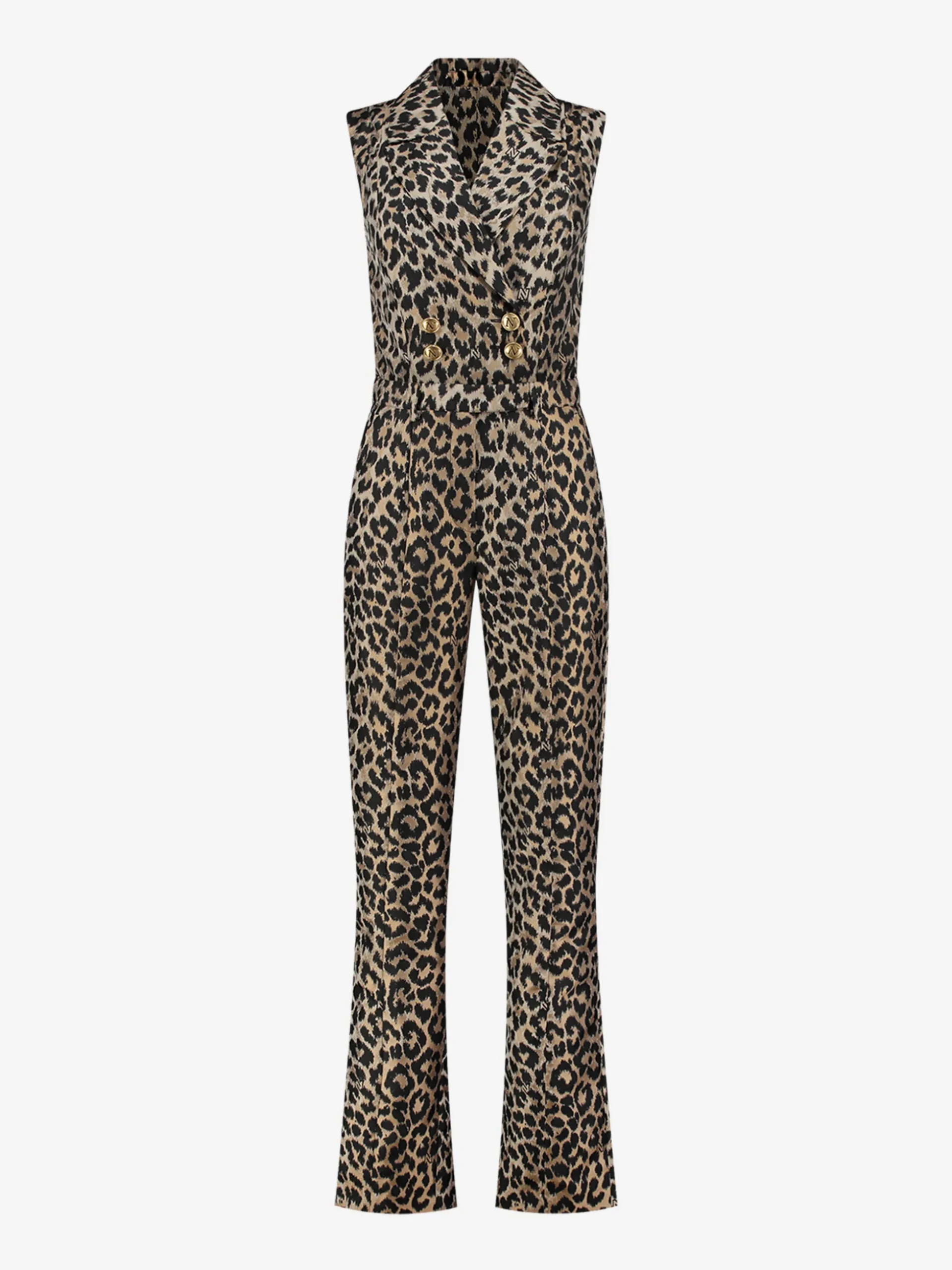 Jumpsuit met dieren print