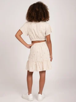 Jurk met logo patroon