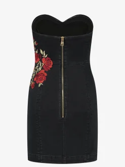 Korte jurk met embroidery