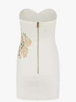 Korte jurk met embroidery