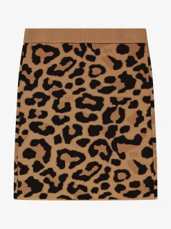 Korte rok met panterprint