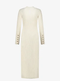 Lange Jurk met knopen detail