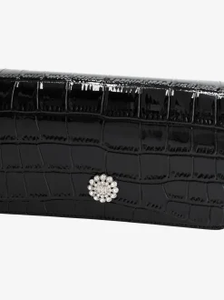 Leren look tas met dierenpatroon