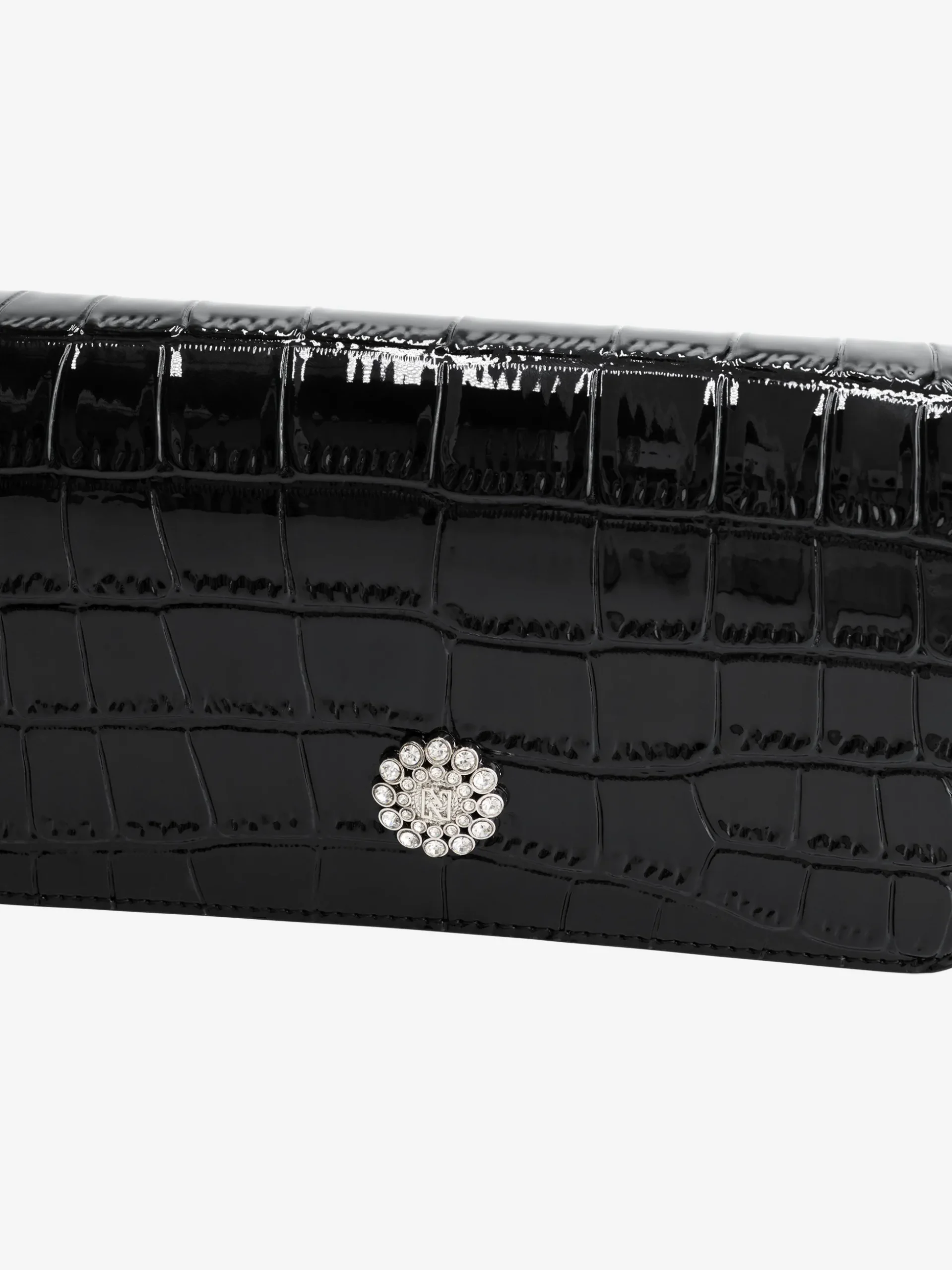 Leren look tas met dierenpatroon