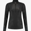 Mesh top met N patroon