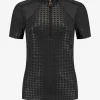 Mesh top met N patroon