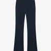 Mid rise flared broek