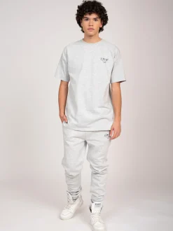 Mid rise sweatpants met graphic print