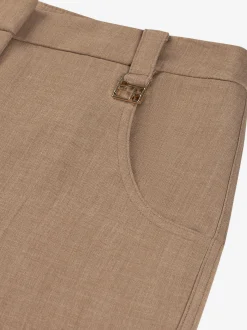 Mid waist pantalon met FH logo