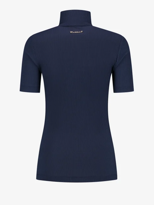 Ribbed Top met rits