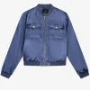 Satijn look bomber