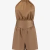 Satijn-look playsuit