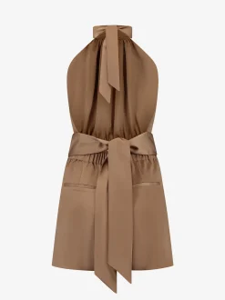 Satijn-look playsuit