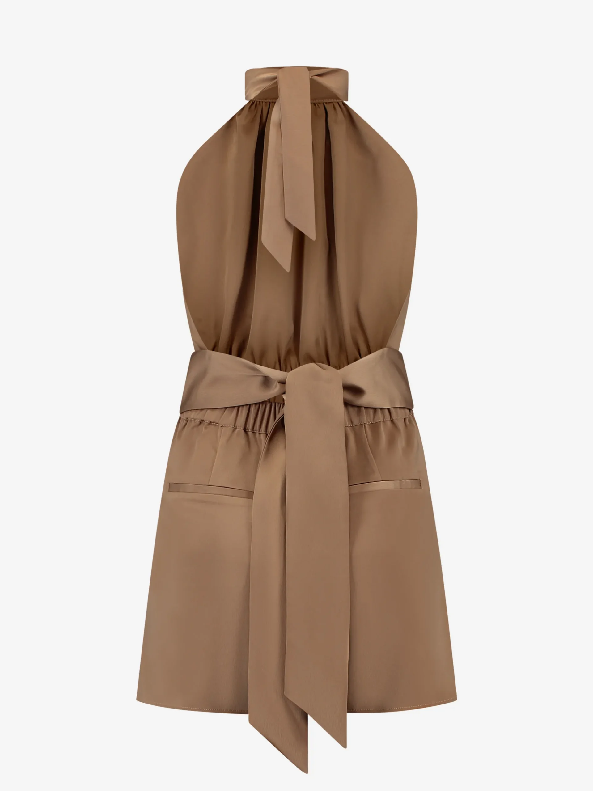 Satijn-look playsuit