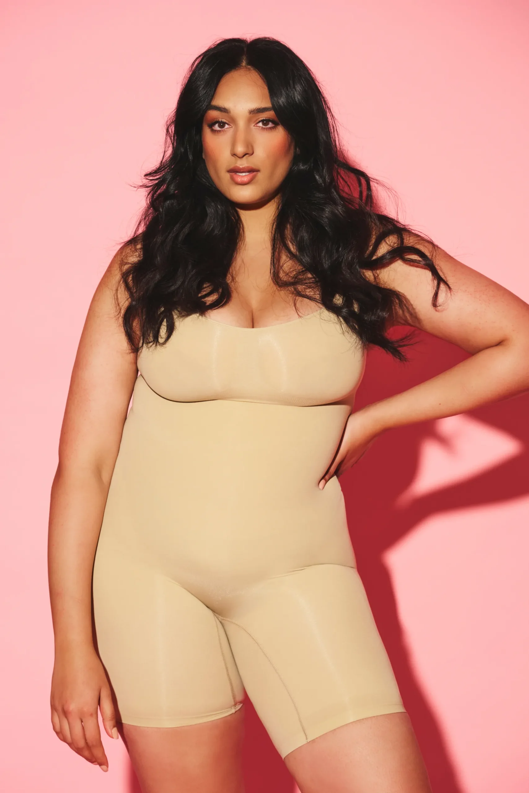 Shaping bodysuit met verstelbare schouderbandjes