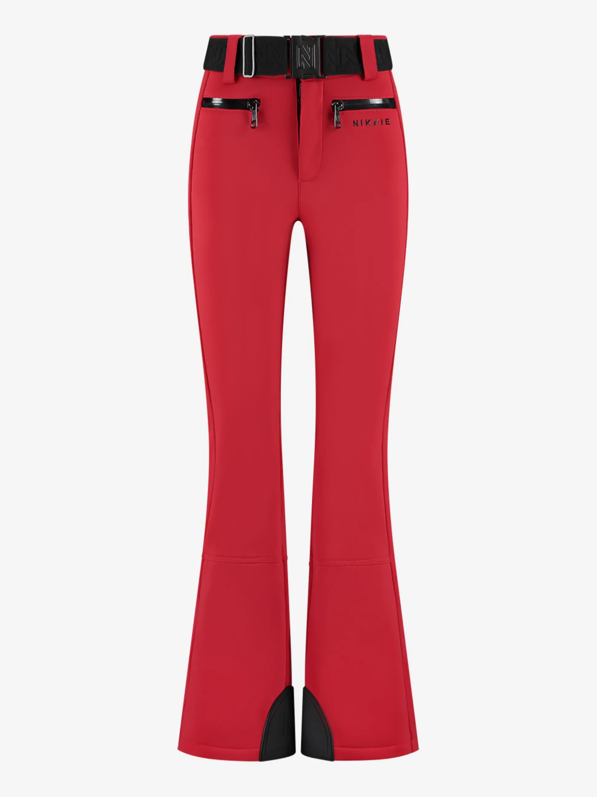 Ski broek met flared pasvorm en verstelbare riem