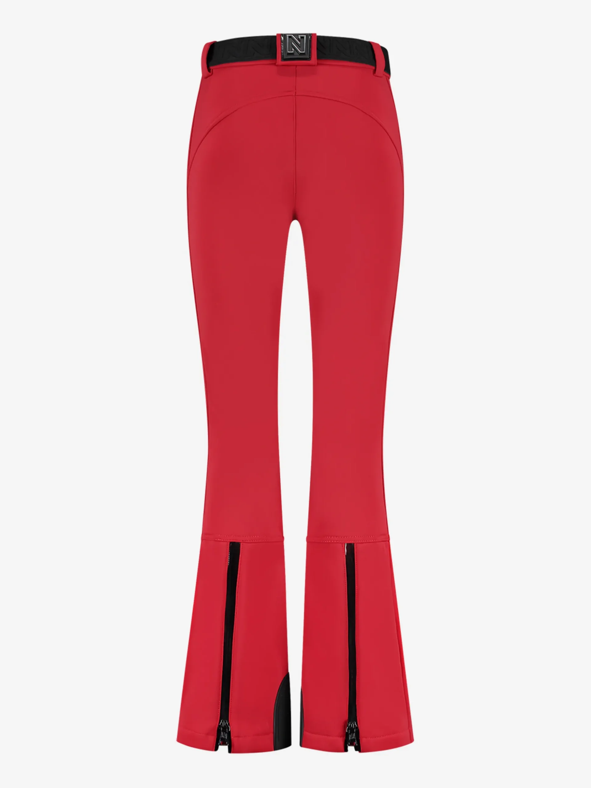 Ski broek met flared pasvorm en verstelbare riem