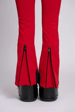 Ski broek met flared pasvorm en verstelbare riem
