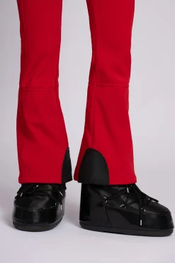 Ski broek met flared pasvorm en verstelbare riem