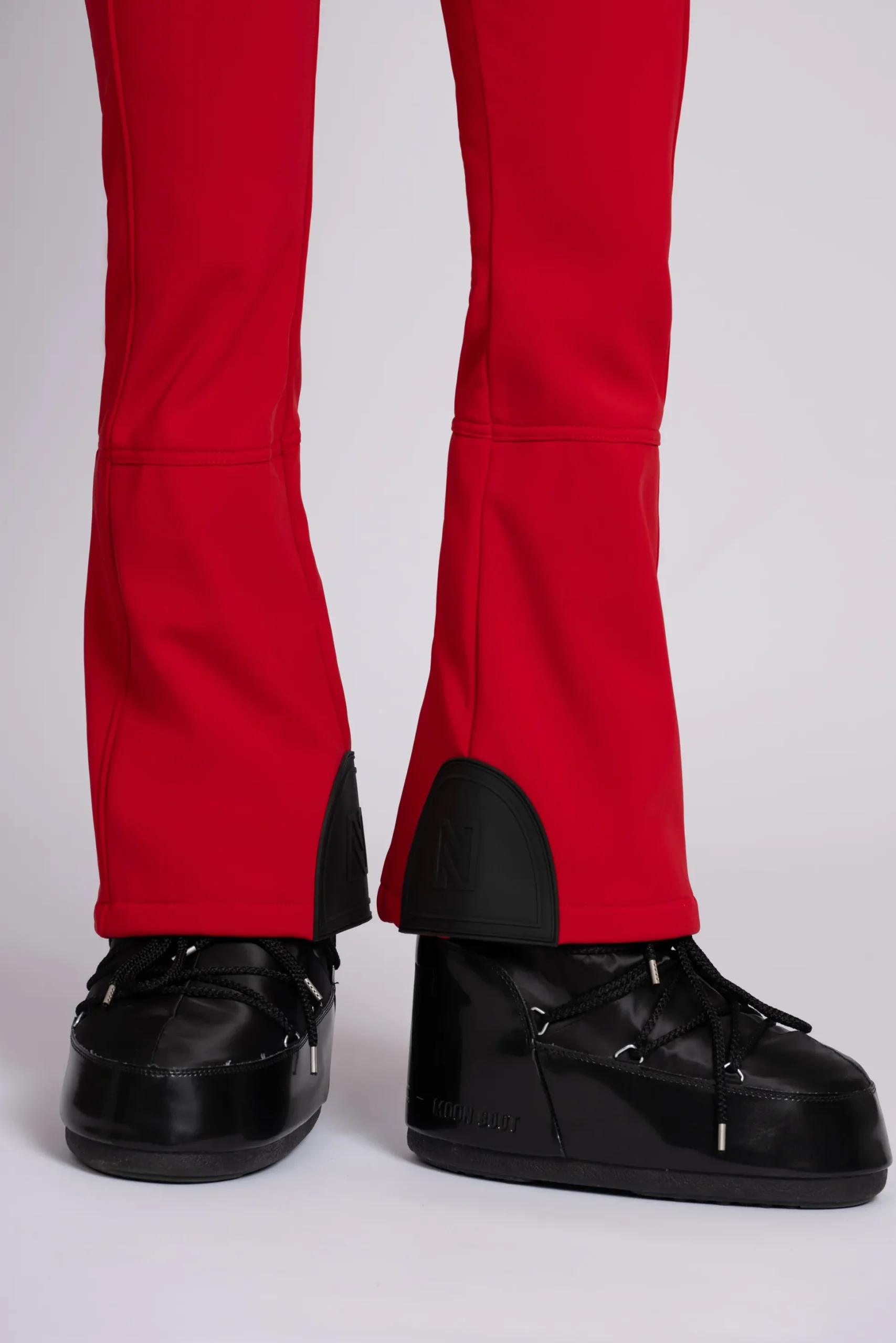 Ski broek met flared pasvorm en verstelbare riem