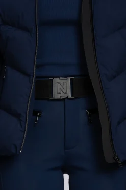 Ski broek met flared pasvorm en verstelbare riem