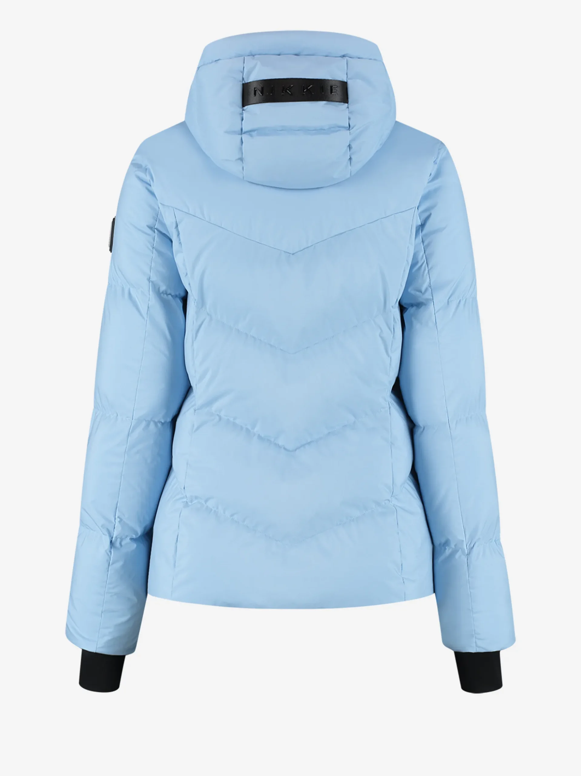 Ski jas met capuchon en sneeuwvangers