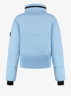 Ski jas met uitvouwbare capuchon en sneeuwvangers