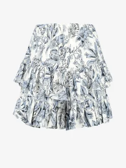 Skort met bloemen print