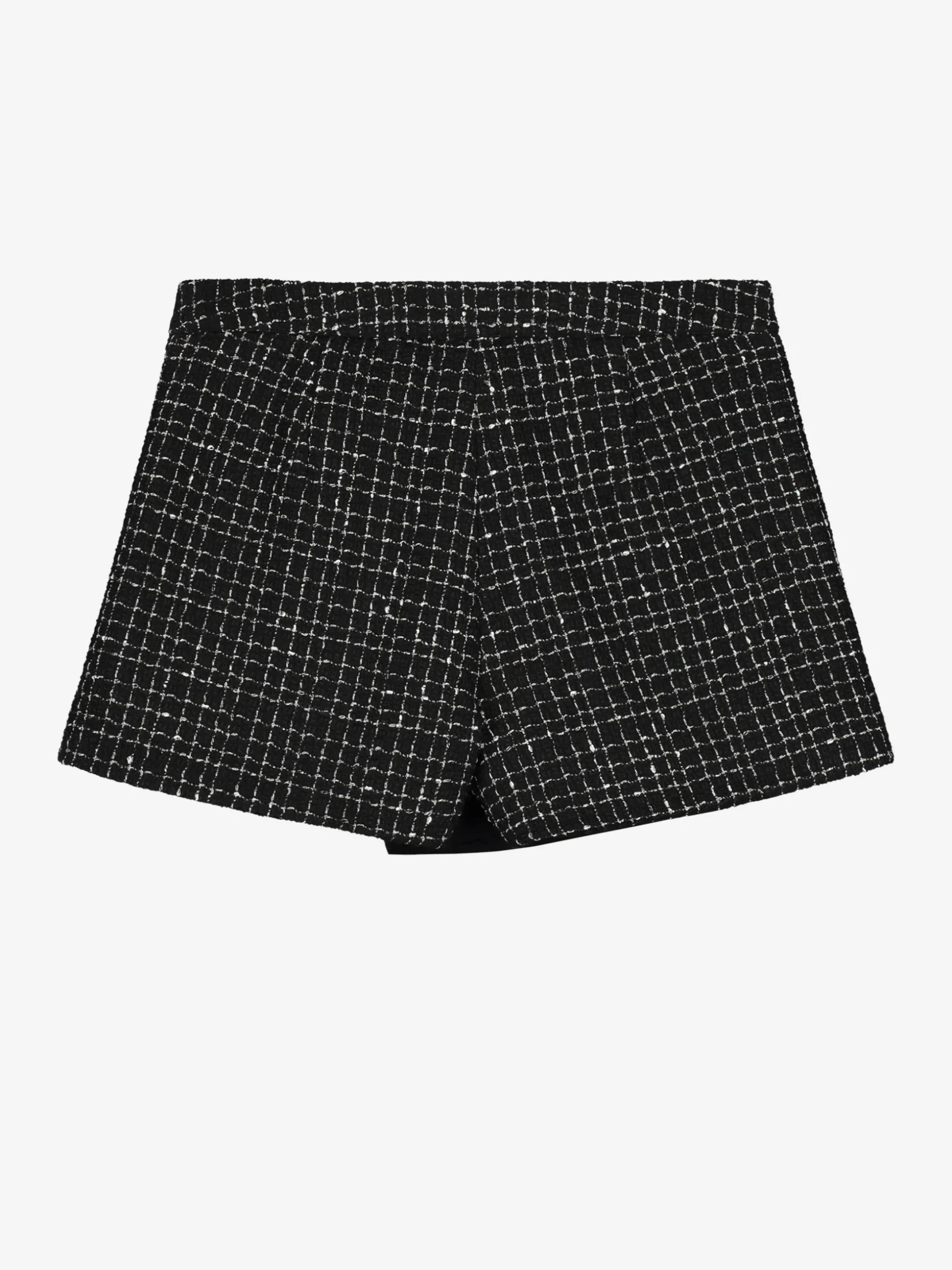 Skort met pied-de-poule patroon