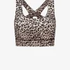 Sport top met dieren print