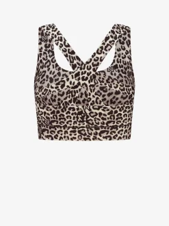 Sport top met dieren print