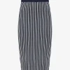 Strakke rok met strepen