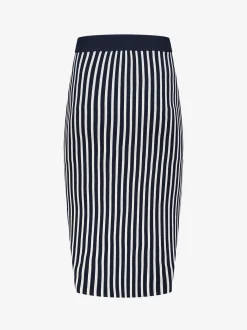 Strakke rok met strepen