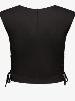 Top met aantrekkoord aan zijkant