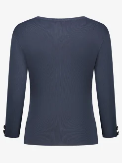 Top met driekwart mouwen