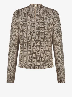 Trui met logo patroon