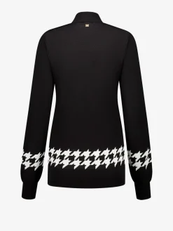 Trui met N-logo patroon