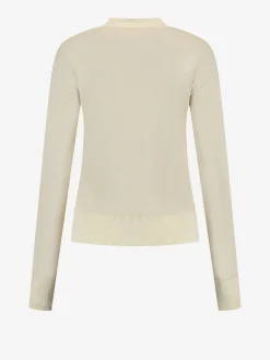 Trui met turtleneck en logo print