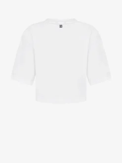 T-shirt met glitter print