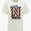 T-shirt met N logo print