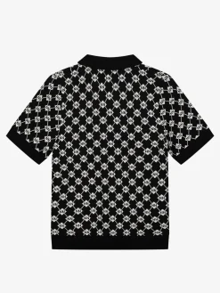 Zachte polo met elastieken tailleband